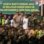 Kapolsek Tanjung Duren Laksanakan Giat Karya Bhakti TNI Dalam Rangka Memperingati Hari Pahlawan